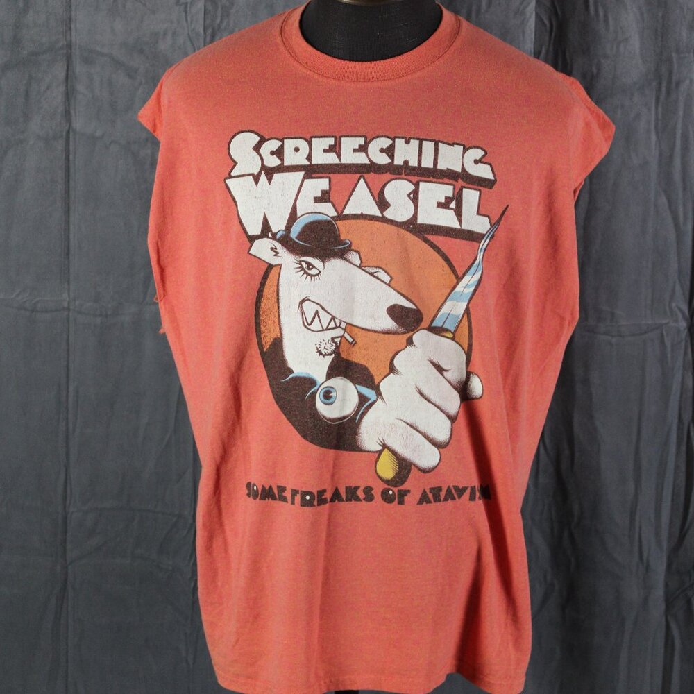 Punk Band Shirt - Screeching Weasel Some Freaks of Avatism - Men's 2xL
